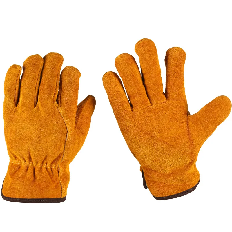 Work Gloves Cowhide Driver Security Protection Wear Safety Workers Welding Gloves for Men Guantes Moto nmsafety cowhide men s work driver gloves wear safety workers welding hunting gardening gloves for men