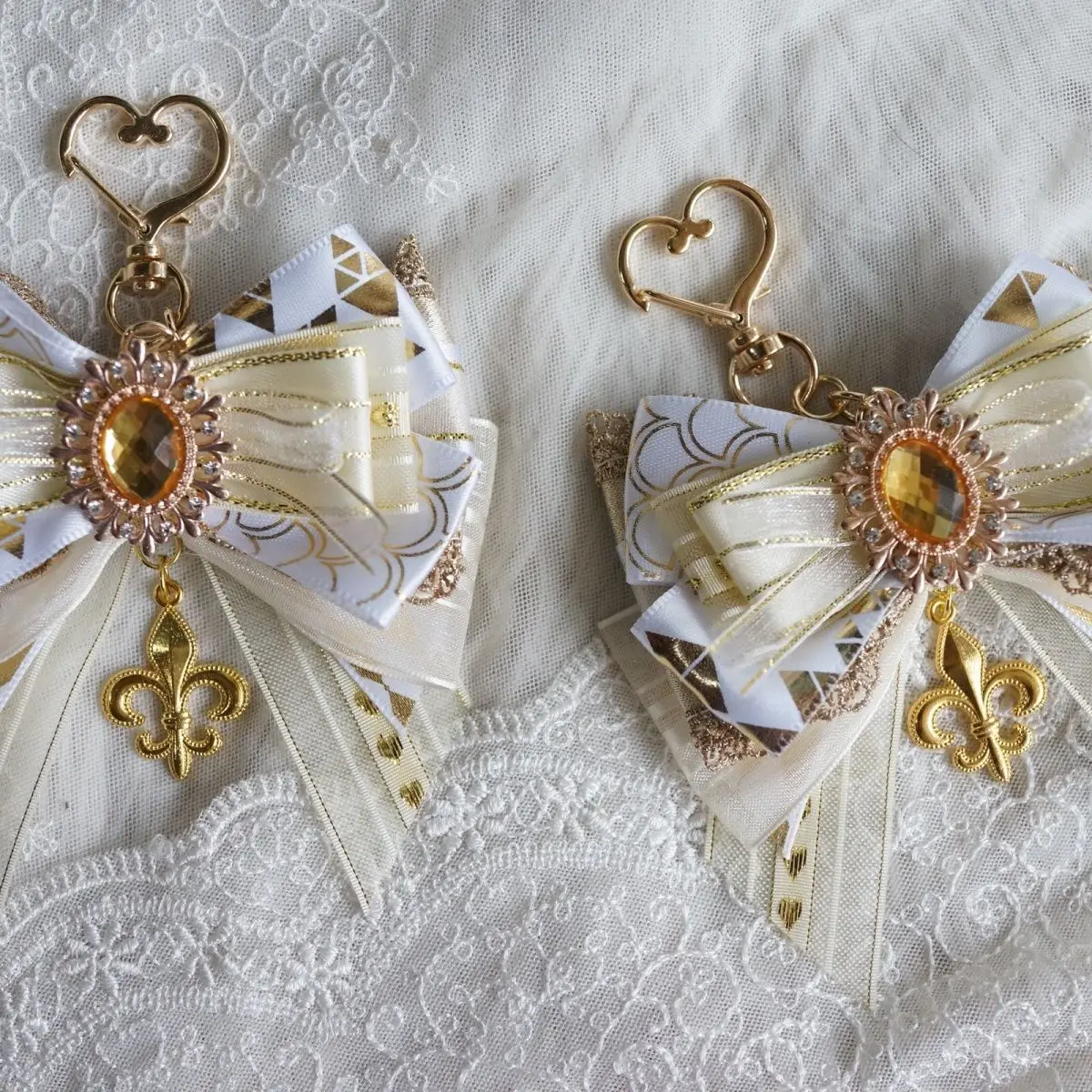 Luxury Ita Bag Accessories: Bow Hangings & Keychain Enhancements