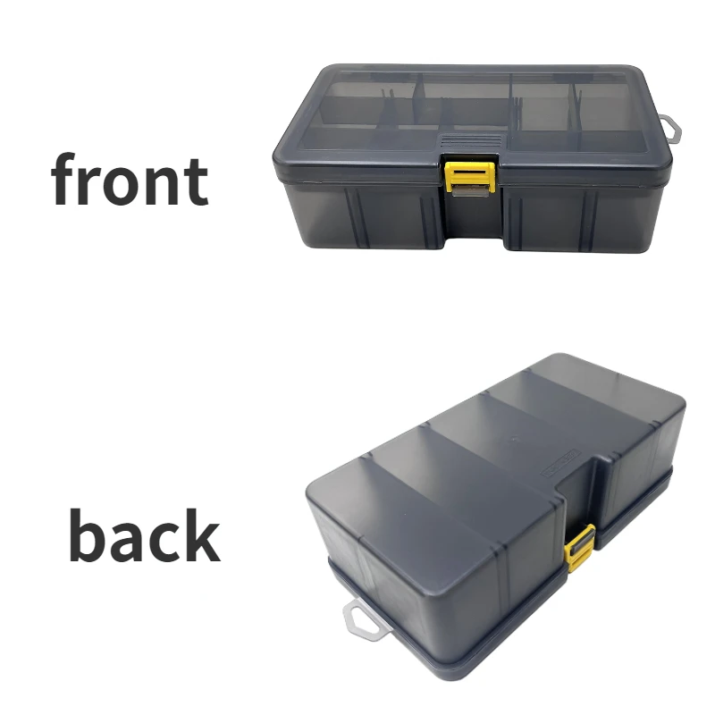 Description Picture 4 of itemDouble Layer Lure Tackle Box Removable Plastic Fishing Tackle Box Fake Bait Hook Fishings Gear Tool Multifunctional Storage Box