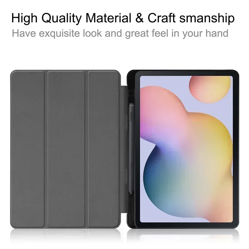 Capa para Samsung Galaxy Tab s6 Lite 104 Tampa do Suporte Suporte do Lápis Sm-p613 P615 P610 P619 2023 2023 - Imagem 5