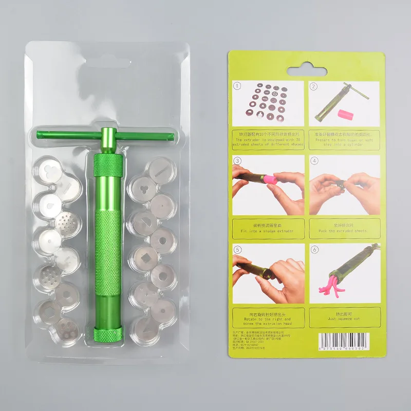 Pottery extruder Rotary extruder Fancy DIY fondant Cake decoration lace sugar brand model doll baking tools