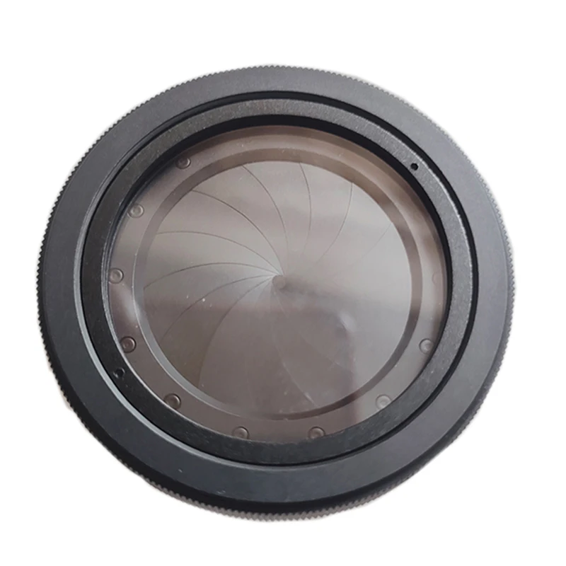 Adjustable 1.5-26mm Iris Diaphragm Mounting thread M30 to M37 DIY Retrofit night vision Adapter Ring with Tempered Glass Lens