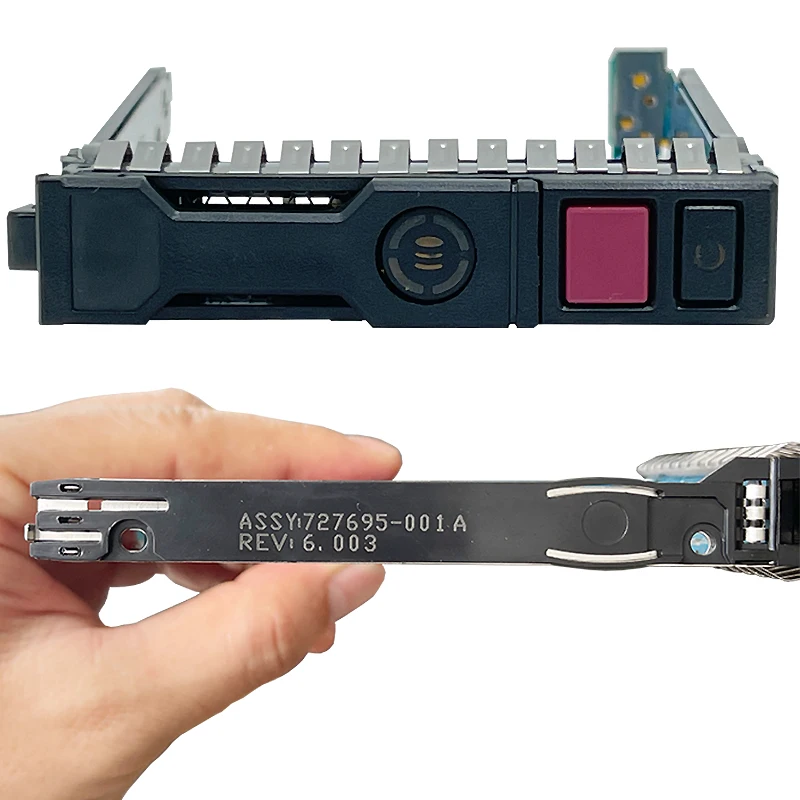Nvme Ssd Disco Rígido Caddy para Hpe Proliant Dl380 Dl388 Gen10 G10 Suporte de Bandeja de Servidor Novo 727695001 2.5-inch - Imagem 3