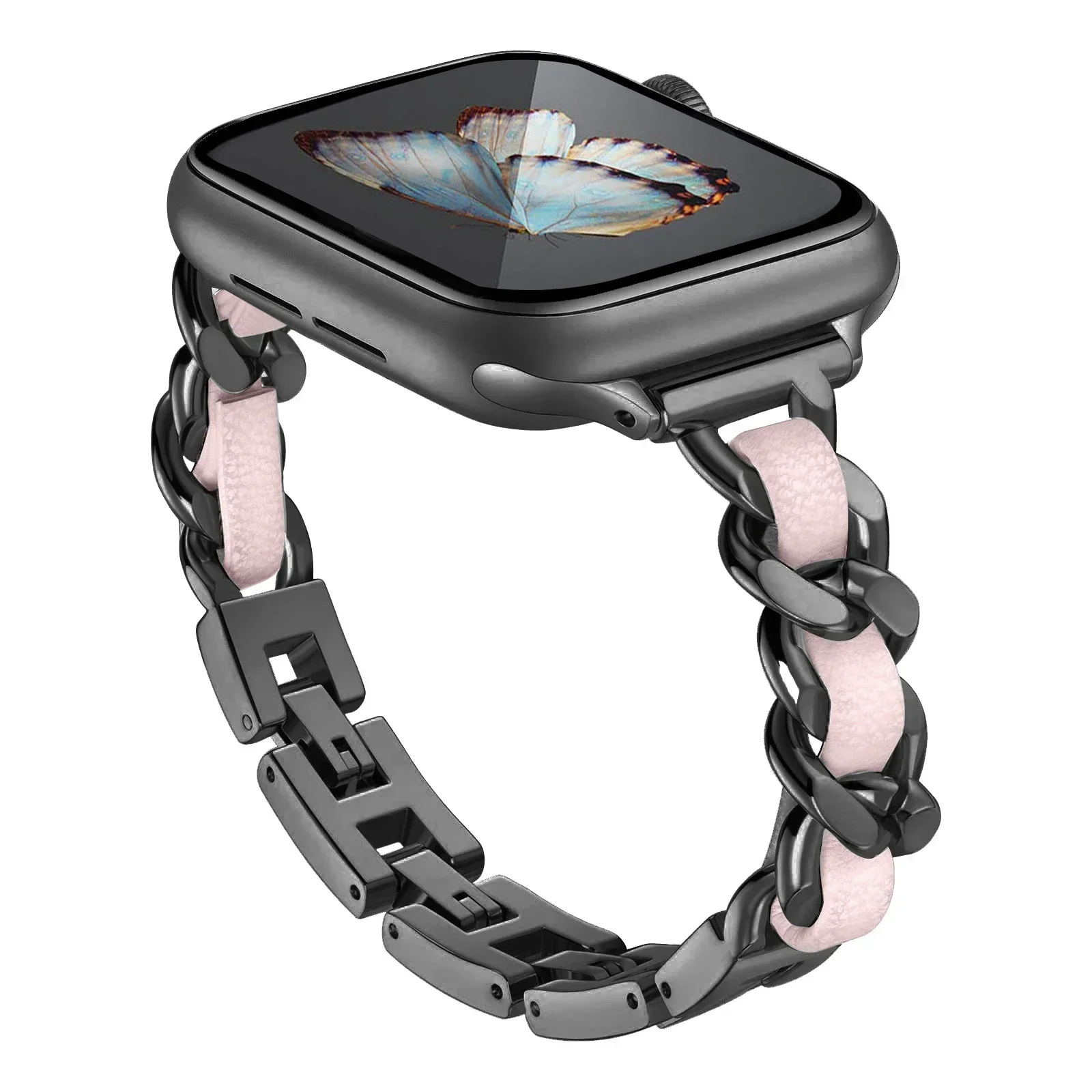 Premium Stainless Steel Watch Band - Elegant Metal Bracelet Strap