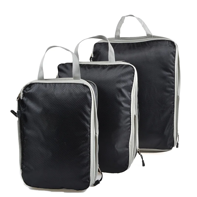 Bolsas de viaje portátiles para colgar, organizador de maleta, cubos de  embalaje para viajes, inserto de armario de mano, bolsas de viaje de gran