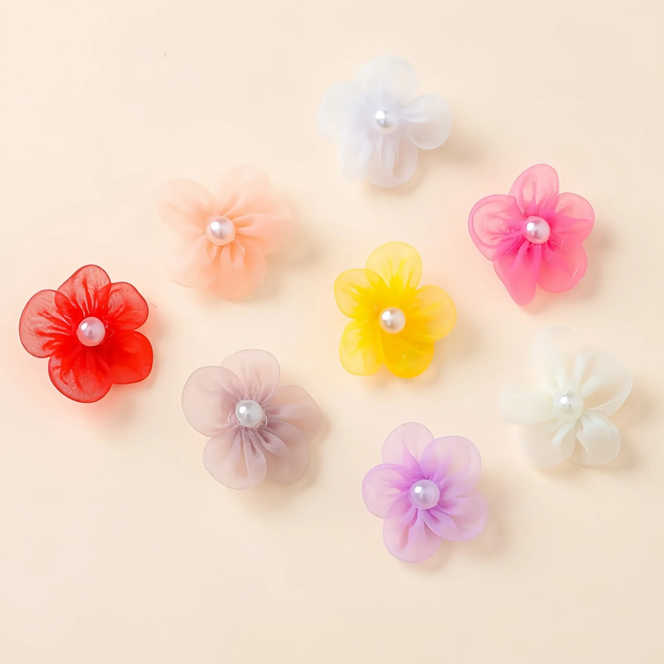 진주 원사 꽃 아플리케 Diy 웨딩 드레스 모자 옷 복장 코트 바느질 용품 모자를 쓰고 있죠 장식 코사지 꽃 신발