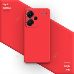 Premium Silicone Soft Phone Cover - Original Case for Enhanced Protection and Style (Bright Red)