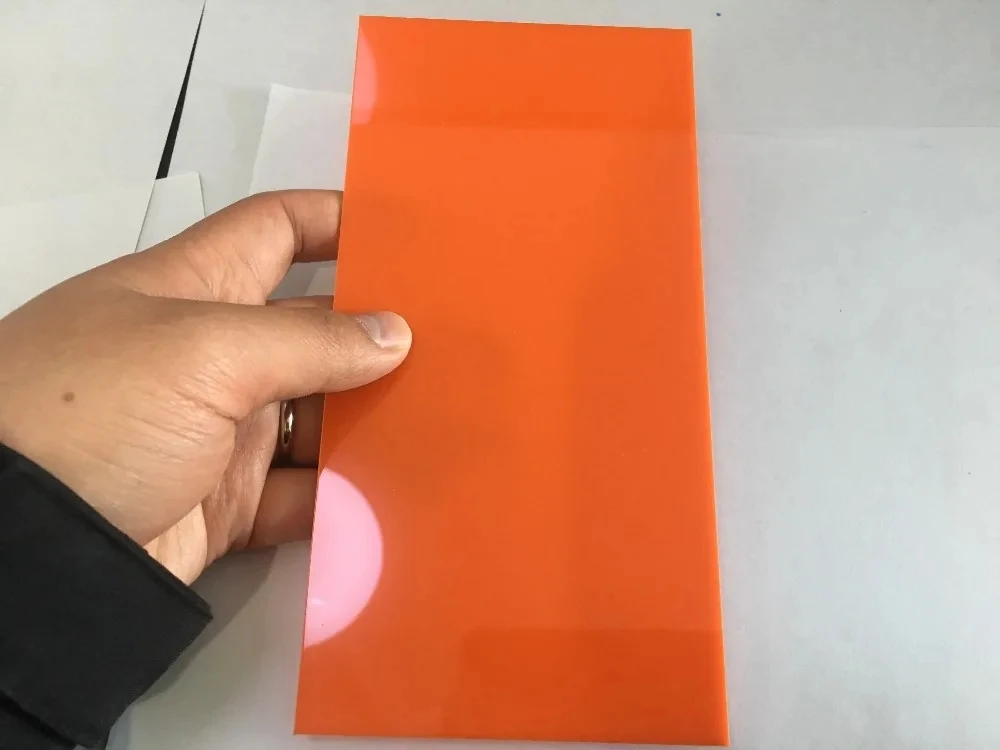 Vibrant Multicolor Acrylic Sheets - 10x20cm, 2.3mm Thickness, Transparent and Opaque Perspex for Creative DIY Projects