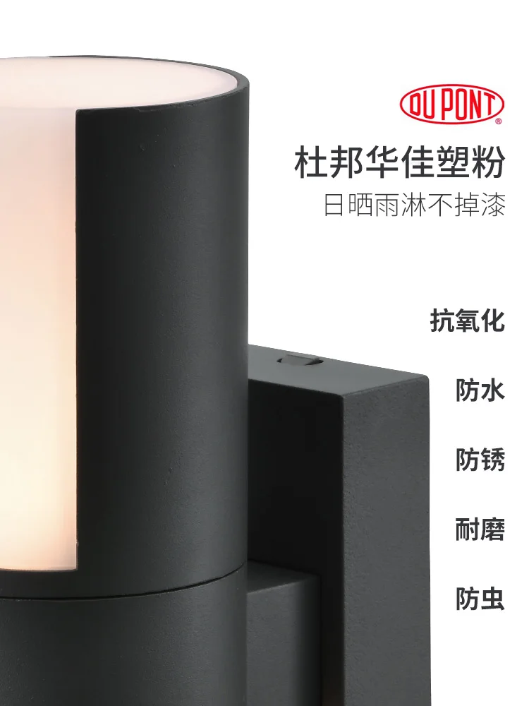 Outdoor waterproof balcony wall light led creative landscape garden light aisle