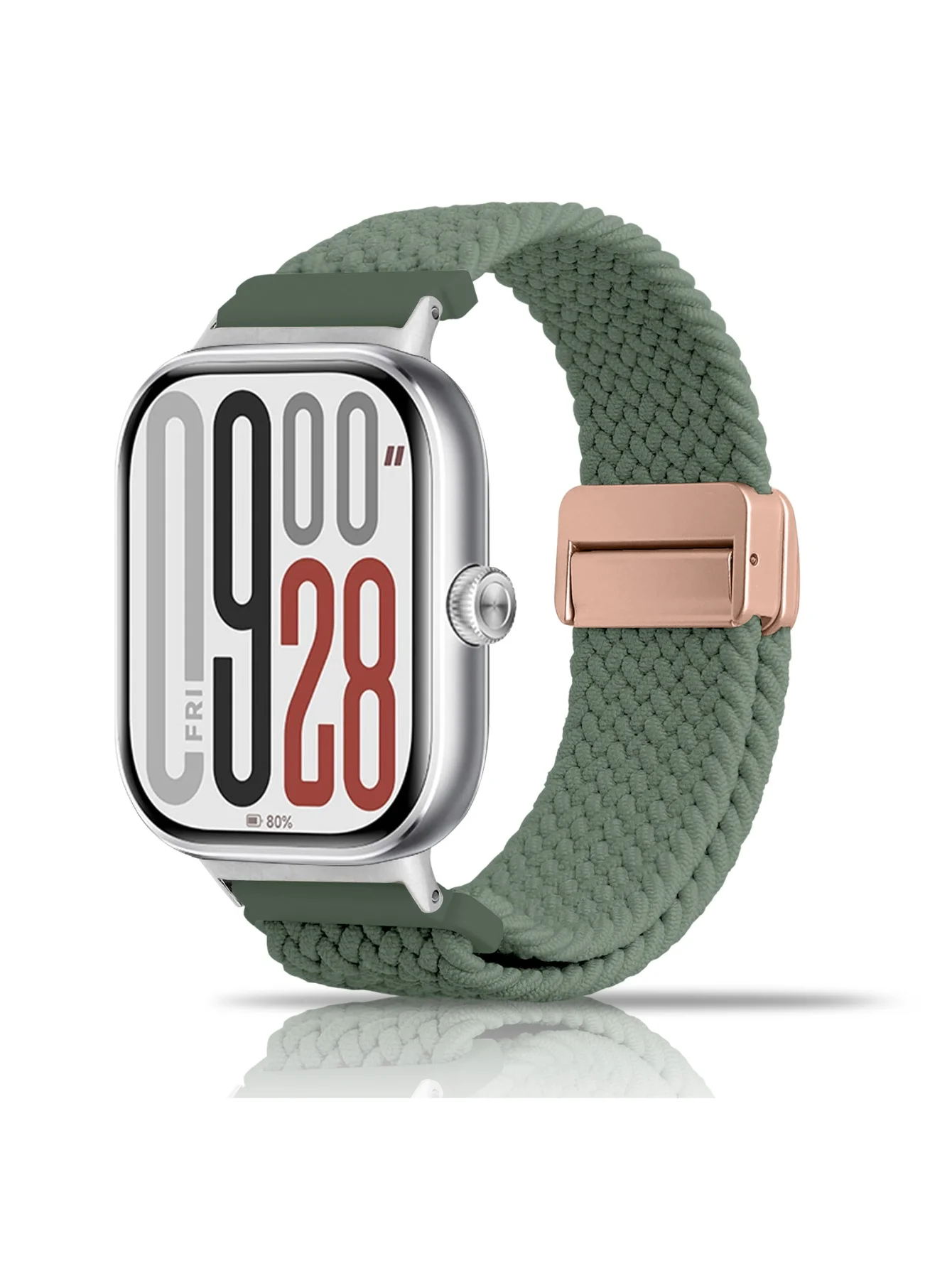 Magnetic Braided Nylon Adjustable Sport Strap - Solo Loop Bracelet