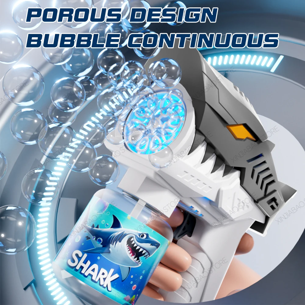 Shark Bubble Gun Toy 2