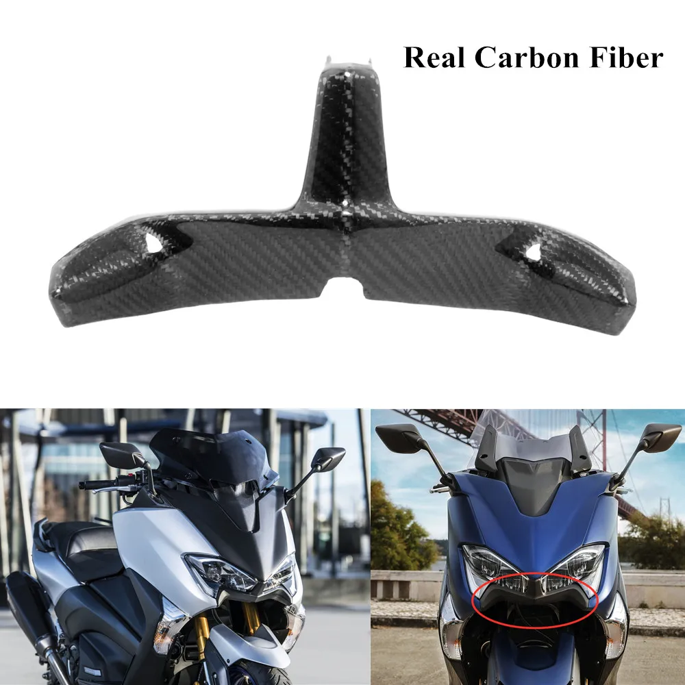 

Motorcycle Accessory Protection Cover Wing Front Fairing Real Carbon Fiber For YAMAHA TMAX530 2017-2019 T-MAX TMAX560 2020-2021