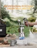 GZZT CMFAK-74 Milk Frother with Water Vapor Separator Frothing Pitcher Stainless Steel Dry Steam Milk Steamer 1
