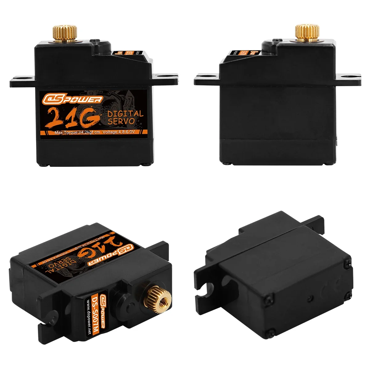 รูปสินค้า เซอร์โวมอเตอร์กันน้ำ 21G สำหรับโดรนและรถหุ่นยนต์