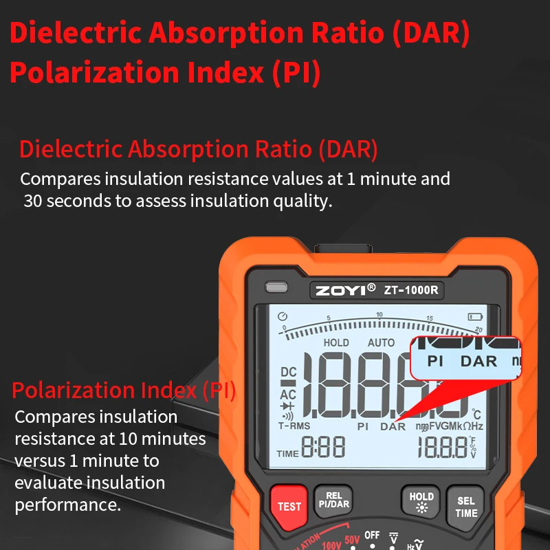 ZoyiHigh-PrecisionDigitalMegohmMeterMultimeter,Zt1000RInsulatingResistor1000VTwo-In-OneElectricianMeter-AliExpress