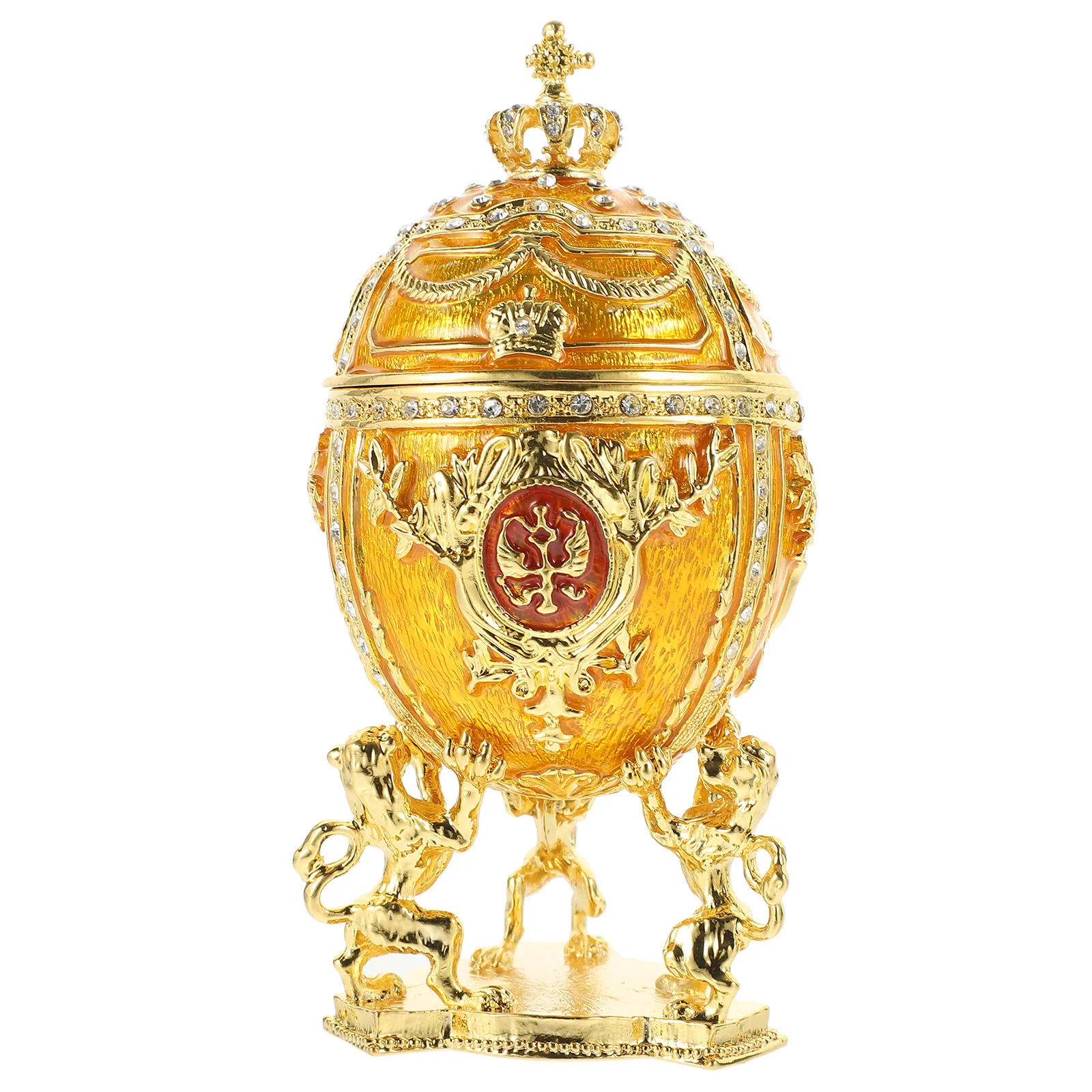 

Dining Room Table Decor Light House Decorations For Box Enameled Egg Trinket Faberge Easter Eggs Day Boxes Gift Storage Jewelry