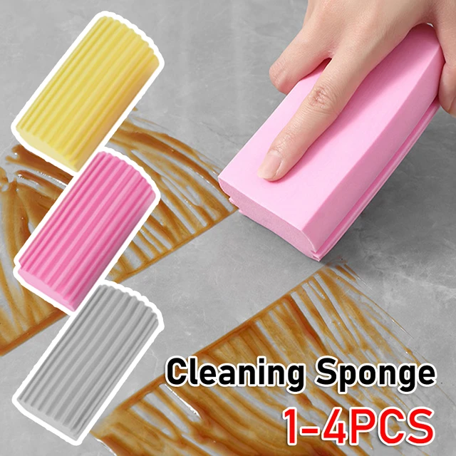 1-4Pcs Damp Duster Reusable Dusting Sponge No Dust