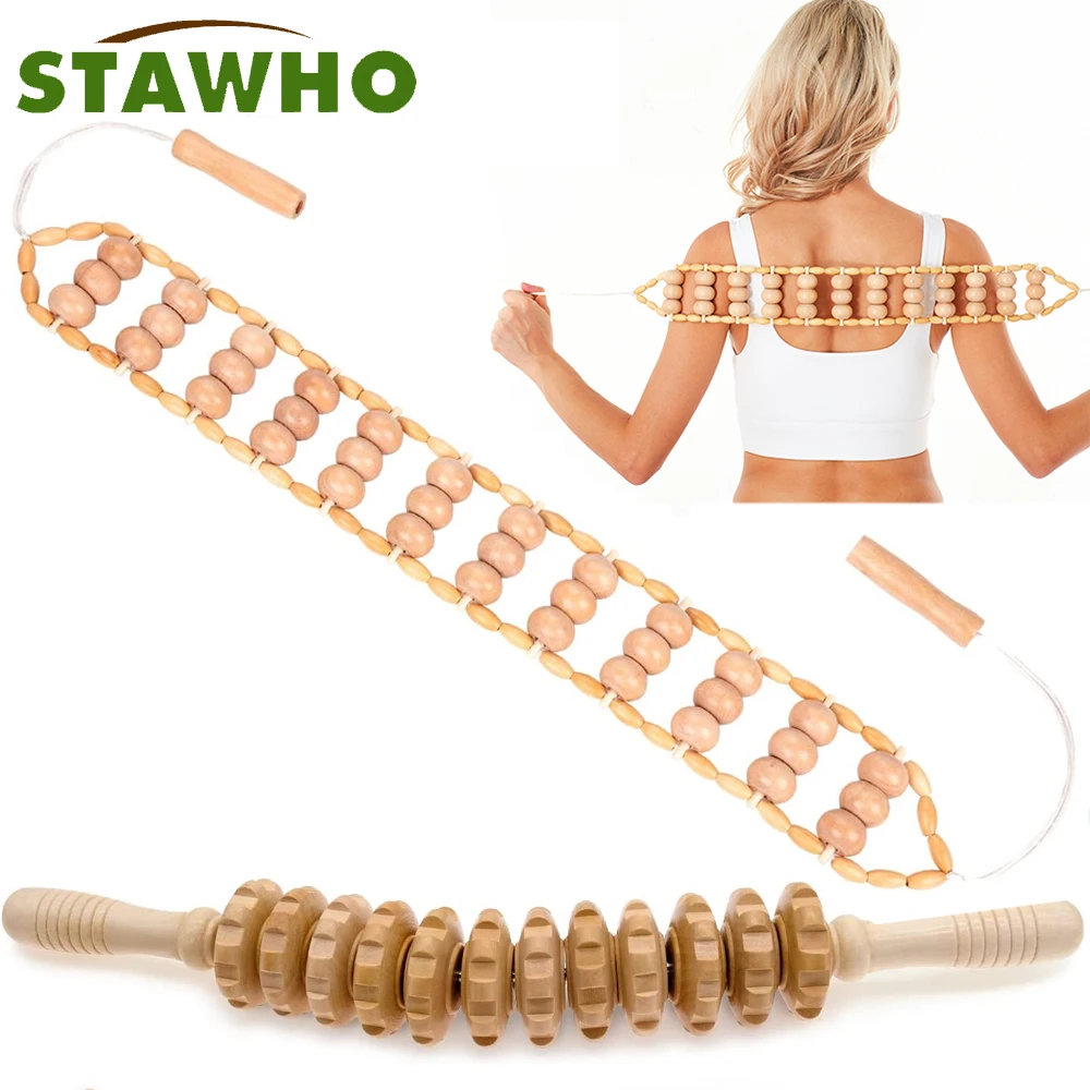 2in1 Wooden Massage Roller Tools,Professional Cellulite Massager Wood Therapy Massage Tools for Body Shaping,Muscle Pain Relief 96 111 lishi 2 in 1 2in1 dat12r hu71 k5 ford2017 kia2018 sx9 toy2018 toy47 hon77 yh65 isu5 ign hu134 nsn14r locksmith tools