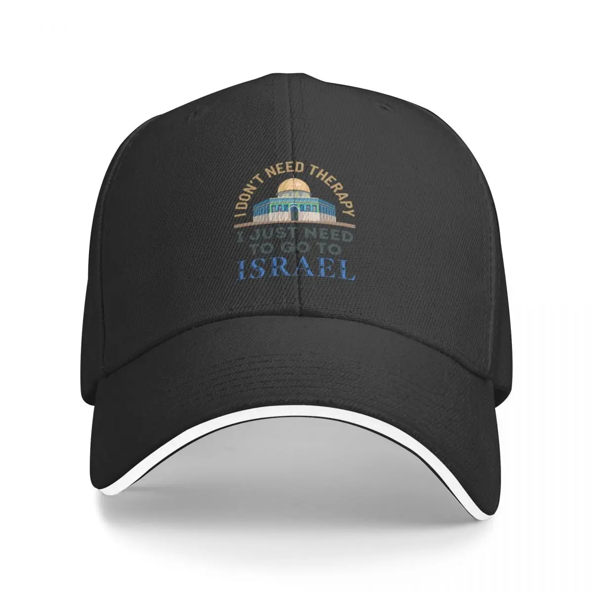 

New I Don't Need Therapy I Just Need to Go to Israel Baseball Cap Rugby Trucker Hats Military Cap Man Hat For Men Women's