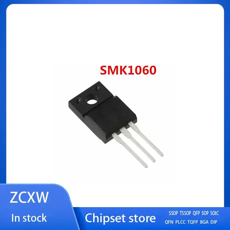 10 Pz/Lotto Smk1060 Smk1060F 1060 To-220F 10A 600V Mosfet