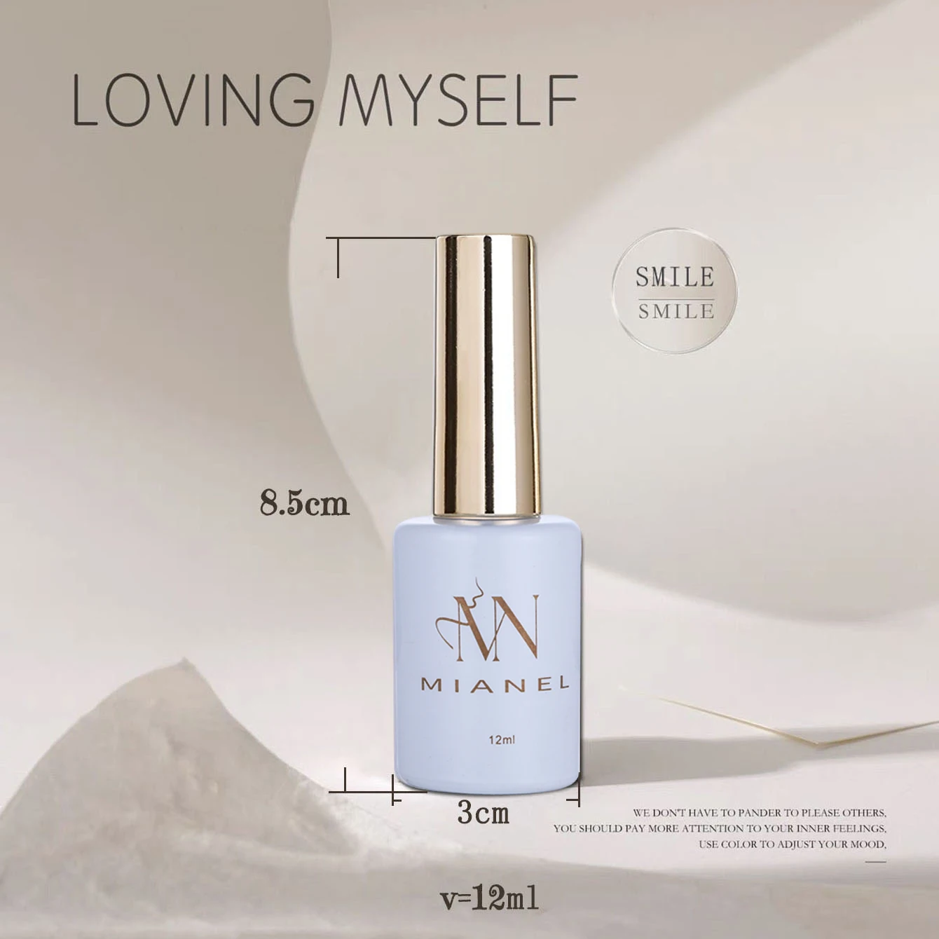 미아넬 12ML 1개 여름철 인기 아이스 스킨 슈퍼 플래시 글리터 다이아몬드 젤 네일 폴리쉬 핑크 화이트 골드 네일 폴리쉬