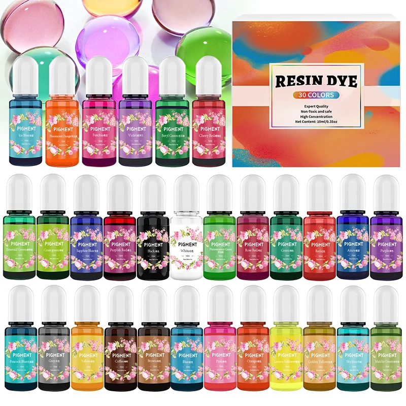 Candle Wax Pigment Sets Colorant Non-Toxic Soy Candle Wax Pigment Liquid Dye Soy Wax DIY Soap Dyes Candle Making Supplies