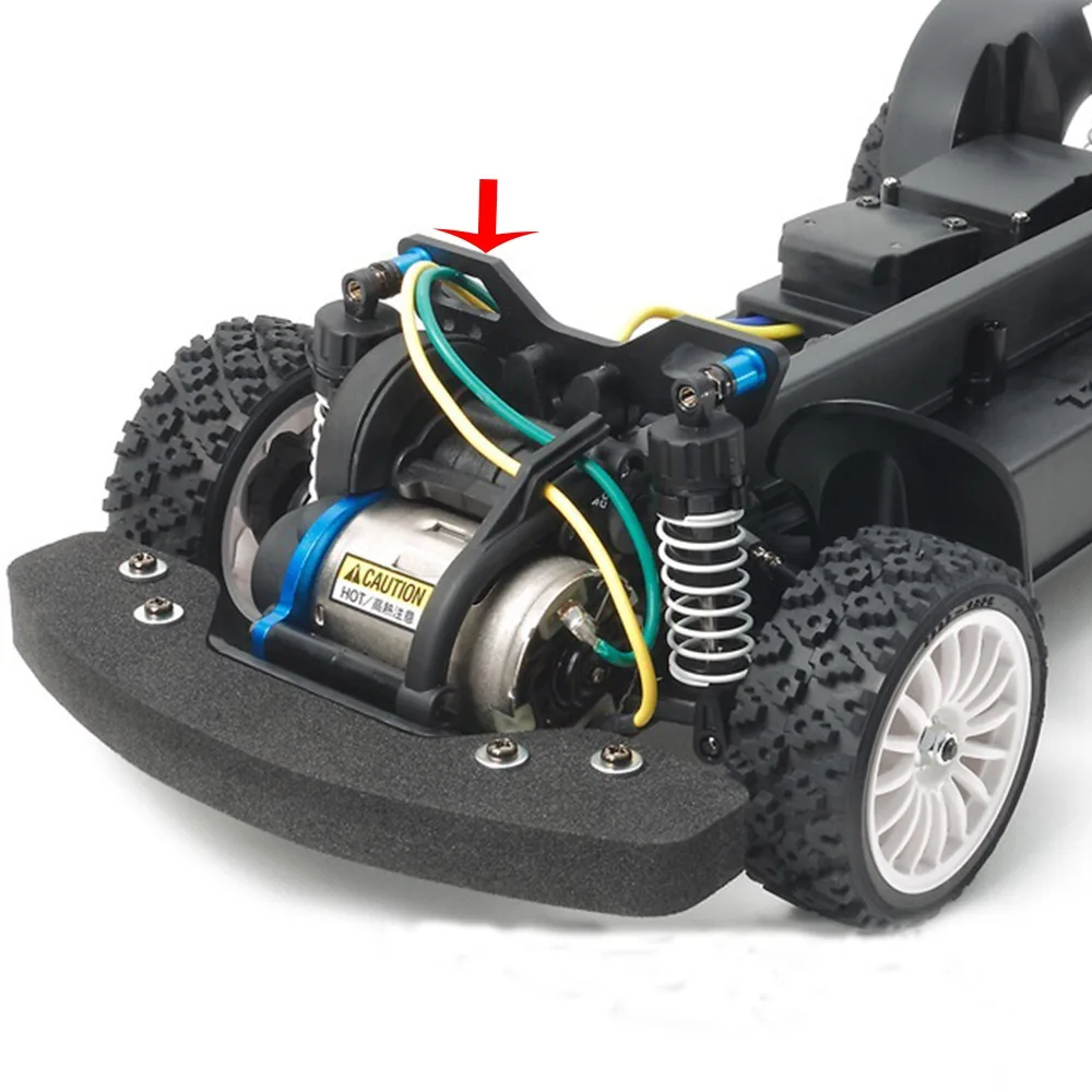 Amortisseurs carbone 70mm pour Tamiya XV-01 RC, vue éclatée avec ressorts et embouts
