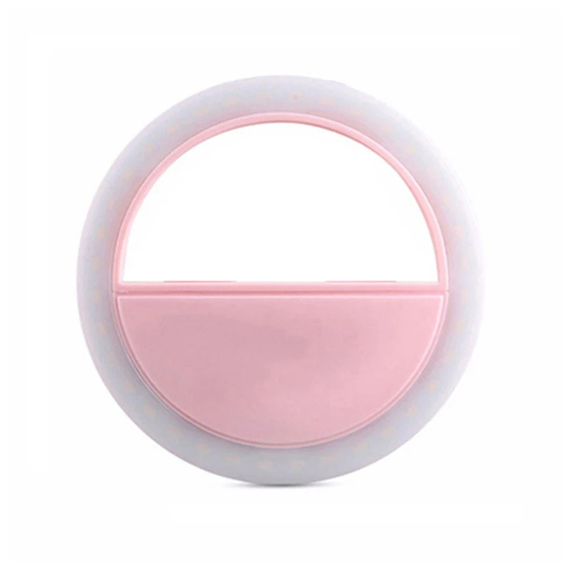 Led Selfie Ring Light Versatile Wide Compatibility Perfect For Selfies Portable Design High-quality Lighting Selfie Clip Light