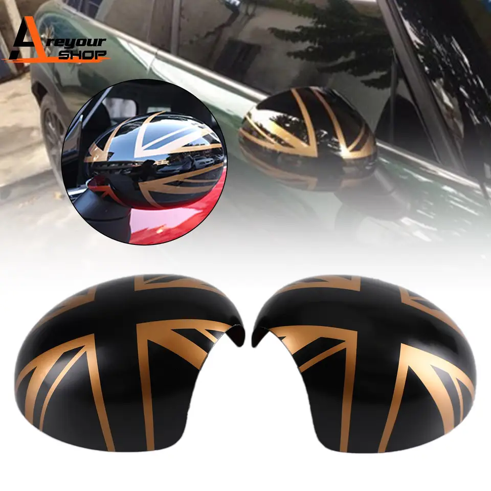 Voor Mini Countryman Cooper S Clubman Paceman R55 R56 R57 R58 R59 R60 R61 De Zwarte Vlag Achteruitkijkspiegel Exterieur Accessoires  34
