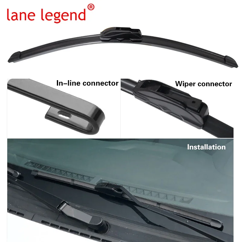 Car Windshield Wiper Blades For Toyota Aygo Peugeot 107 2005 2006 2007 2008 2009 2010 Front Rear Window For Citroen C1 MK1