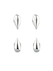 Vampire Tooth Decoration Set - Small Tiger Teeth (Silver)