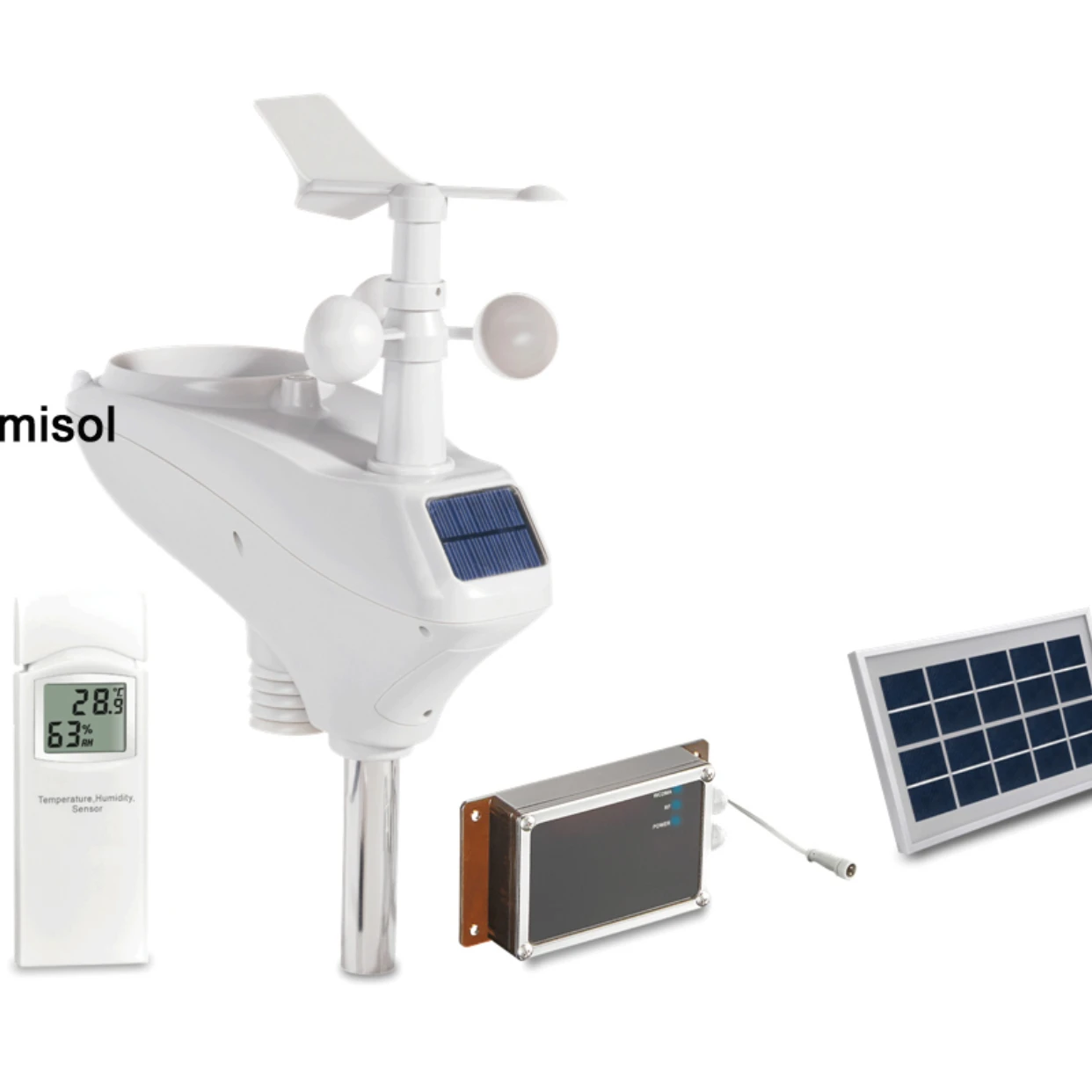 

Professional weather station WCDMA/GSM, data upload to wunderground, SMS message