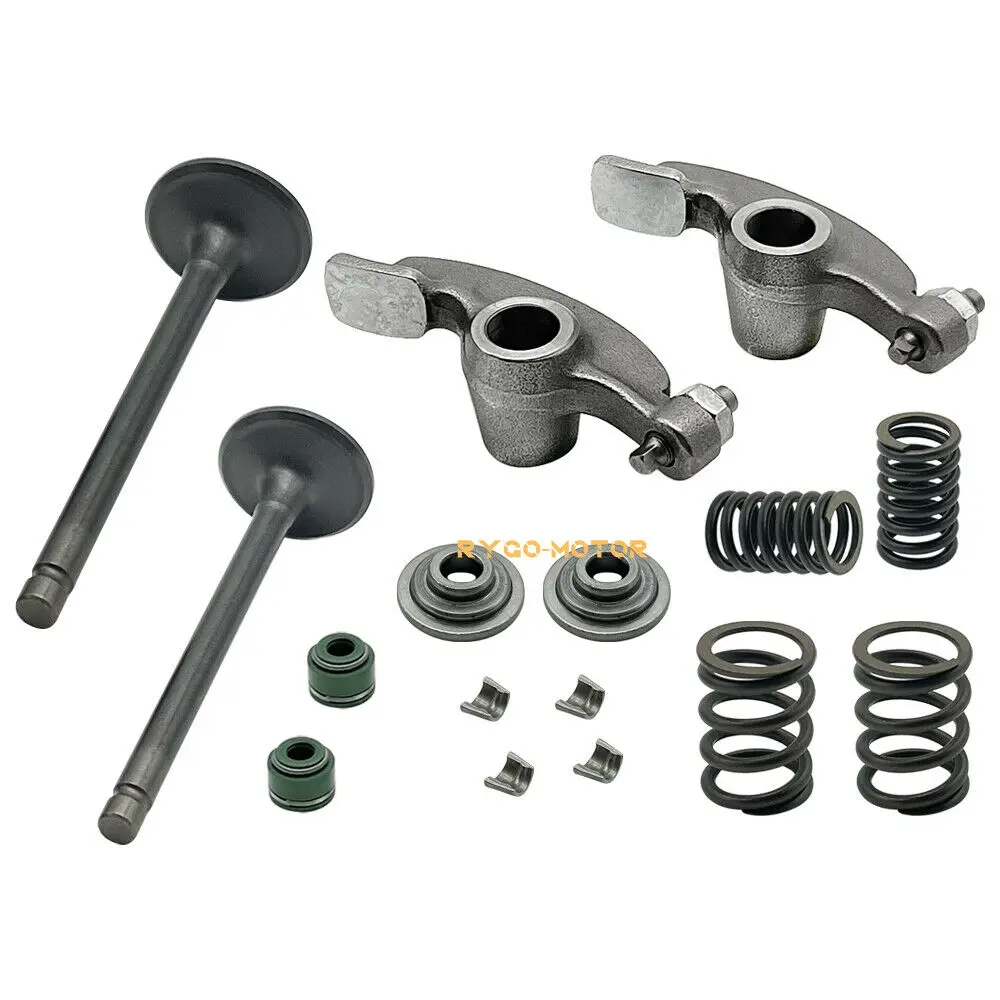 2X Arm Rocker & Intake Exhaust Valves Spring for Honda XR100R 19852003