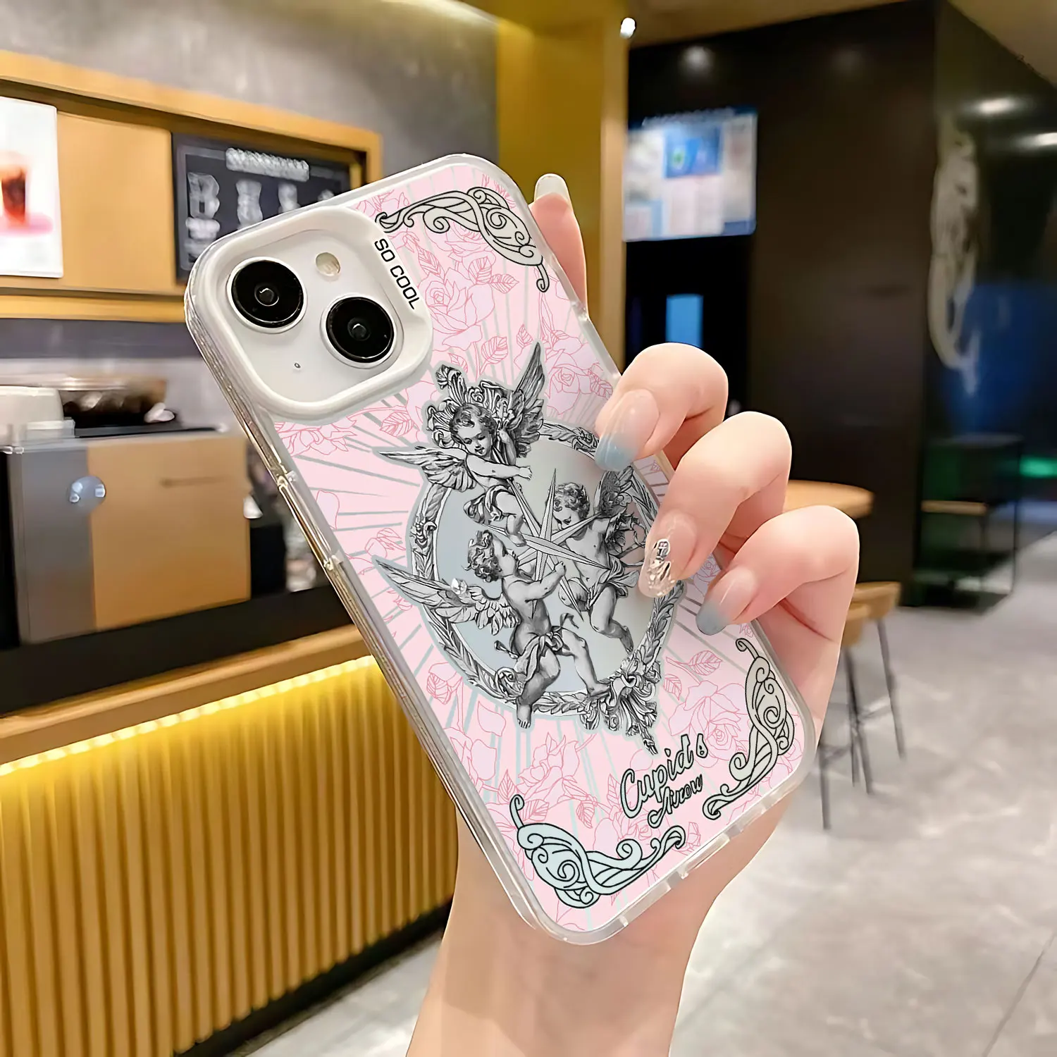 European Vintage Cupid Angel Phone Case