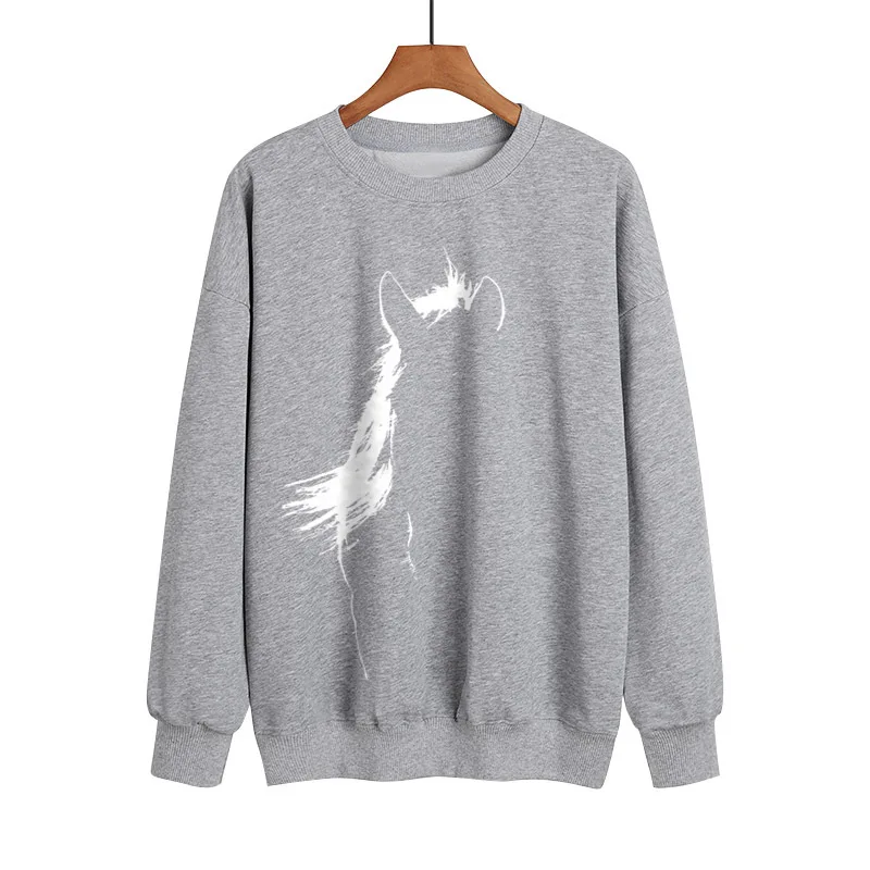 YRYT 2023 Autumn and Winter New Men's and Women's Tops Steed Printed Hoodie Trend Hot Selling Leisure Sports Hoodie