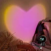 Sunset Light Love Projector Night Light Sunset Projection LED Desk Lamp Bedroom Atmosphere Rainbow Light Decorative Light 2