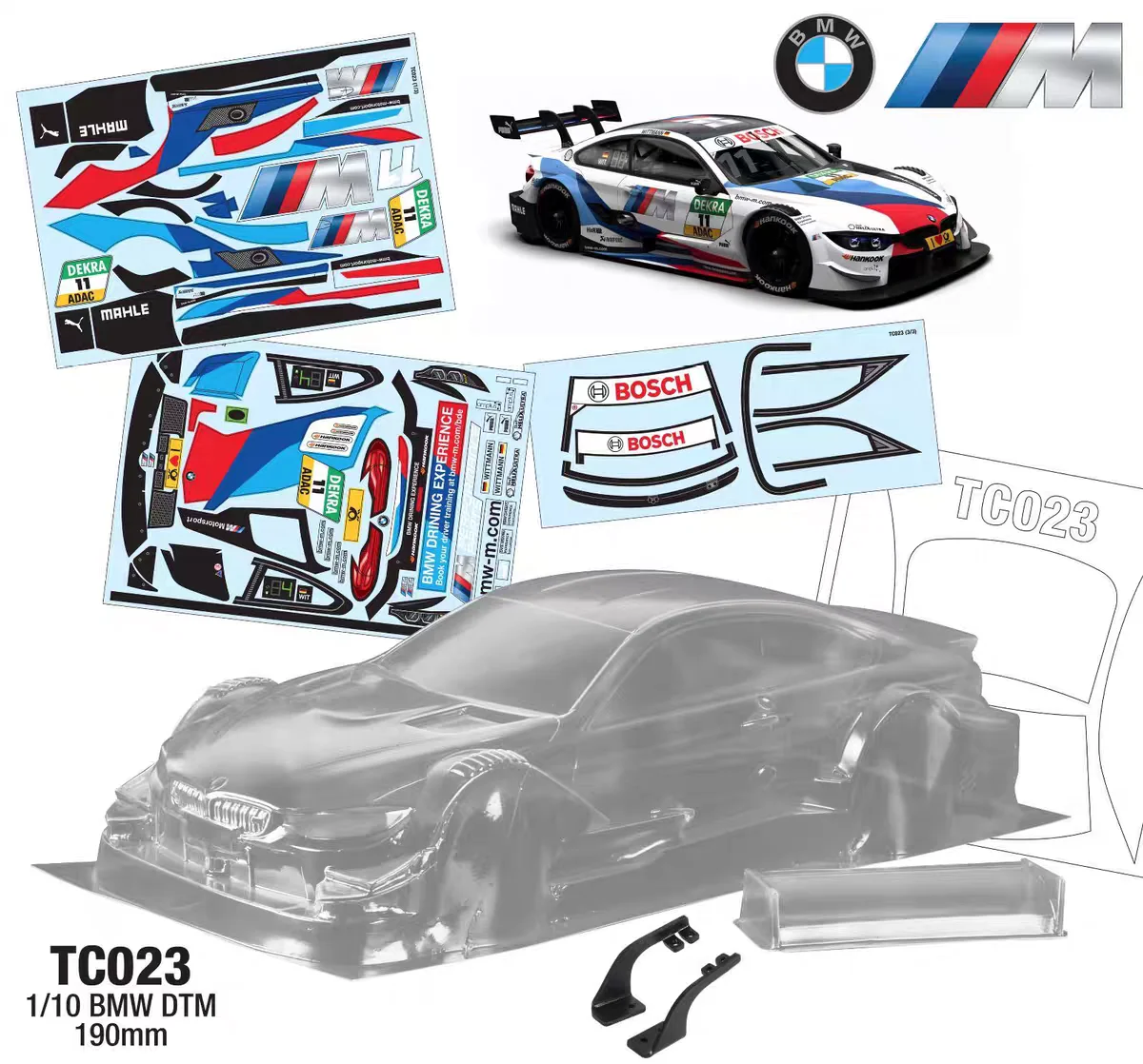 ラジコン・ラジドリ・タミヤボディベース Lexan-ボディシェル,190mmホイールベース,257mmドリフトボディ