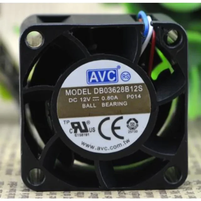 New CPU Fan For AVC DB03628B12S 3628 12V 0.80A 3.6CM High Air 