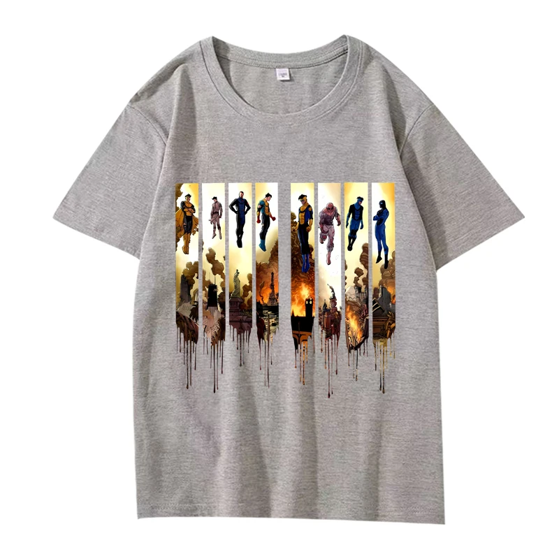 Invincible War Comic Art Classic Oversized Unisex T-Shirt - 100% Cotton, Short Sleeve Summer Collection
