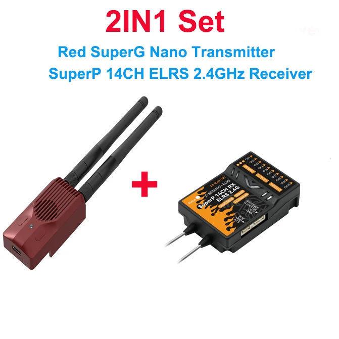 BETAFPV SuperP 14CH Récepteur ELRS 2.4GHz/915MHz/868MHz avec TCXO