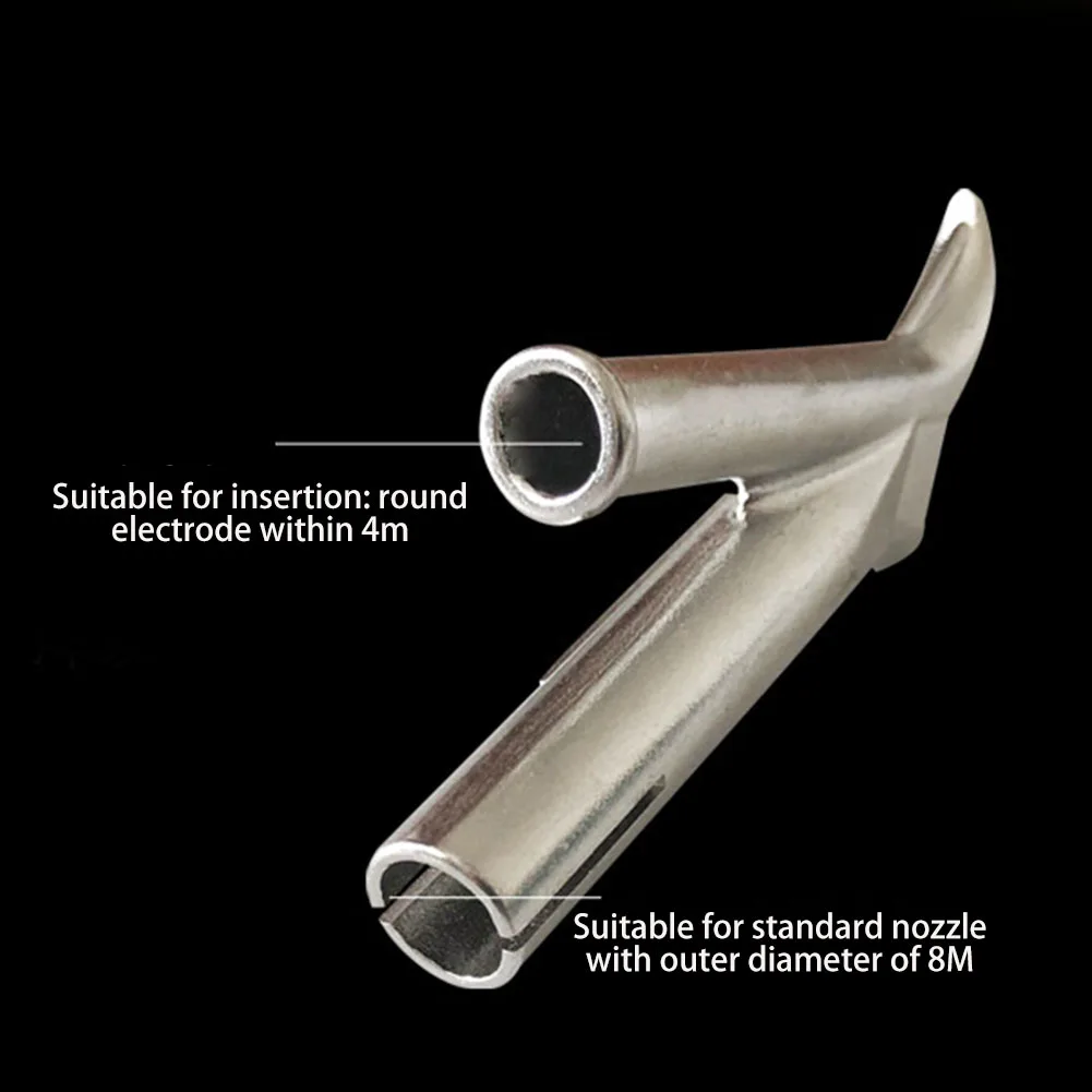 6/7/8/9mm Speed Welding Nozzle For Vinyl PVC Plastic Hot Gun Air Blower Triangle Round Titanium Alloy Y V Type Soldering Tip