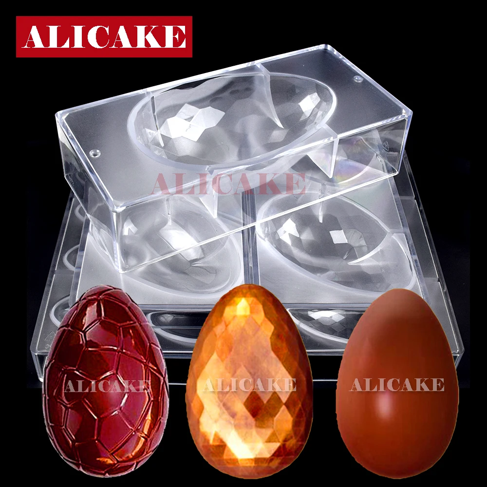 TUKE 3D Rabbit Chocolate Mold – Transparent PC Mold For Candy, Baking, Cake Decorating, 5.4 Inch Food Safe