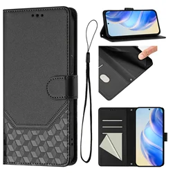 3D Leather Phone Wallet Case Book Cover for Infini Hot 40 Pro 4G (YB - FC - black)