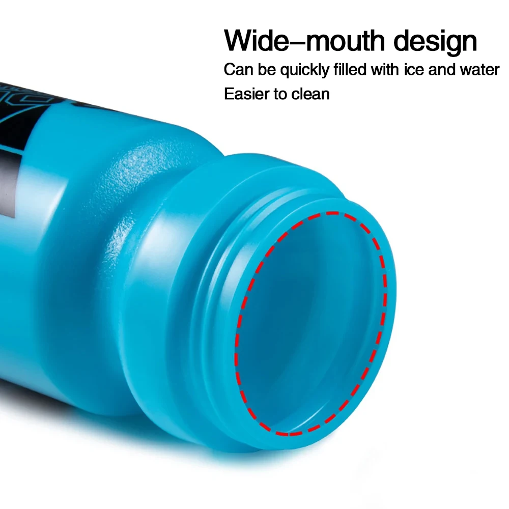 Bicycle Water Bottle PP5 Lightweight Squeeze-type Running Cycling Kettle BPA-Free Leak-Proof 610ML Mountain Road Bike Bottle