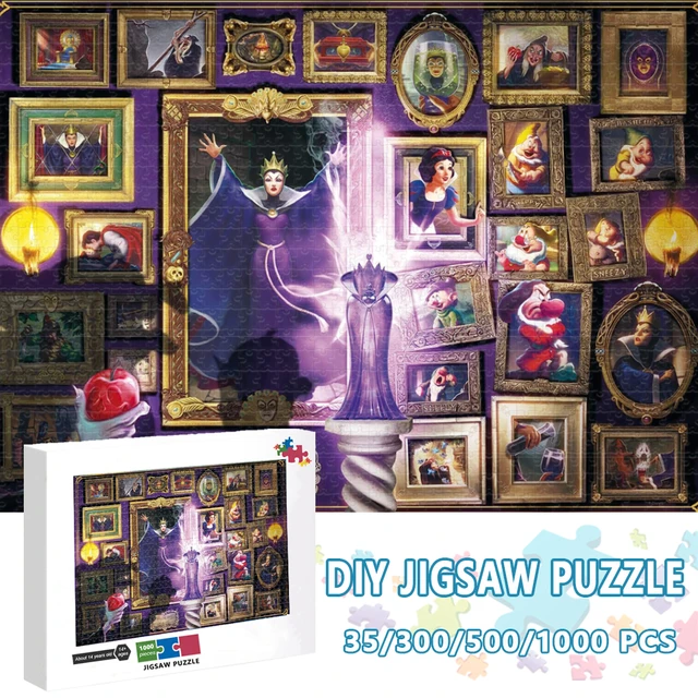 Puzzle 500 pièces Disney Princess : Blanche neige et les 7 nains