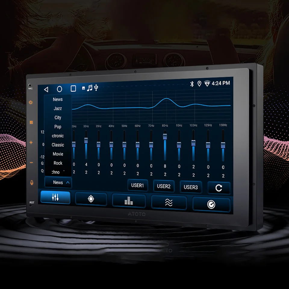 7 inch 2Din Android Car Multimedia Player Wireless Carplay Screen