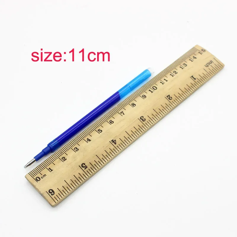 지울 수 있는 펜 리필 0.7mm /0.5mm, 블루 블랙 8 색 잉크 지울 수있는 펜 리필 막대, 쓰기 학교 사무용품 문구