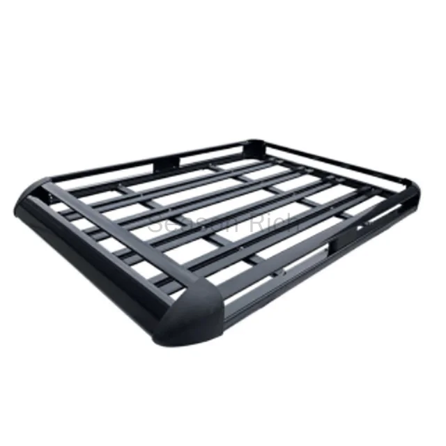 Roof basket car roof rack roof rack universal luggage basket metal black