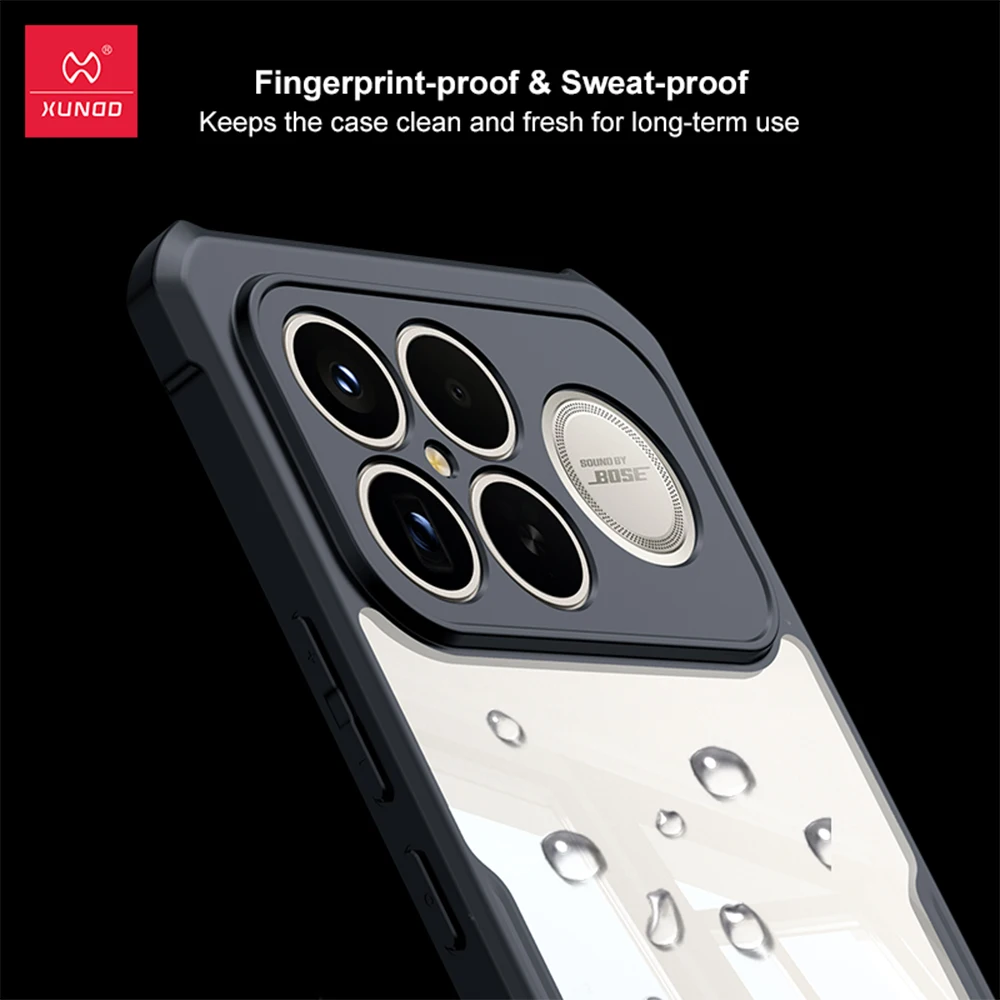 Enhanced Shockproof Phone Case with Camera Protection, Acrylic + TPU Shell in Airbag Design