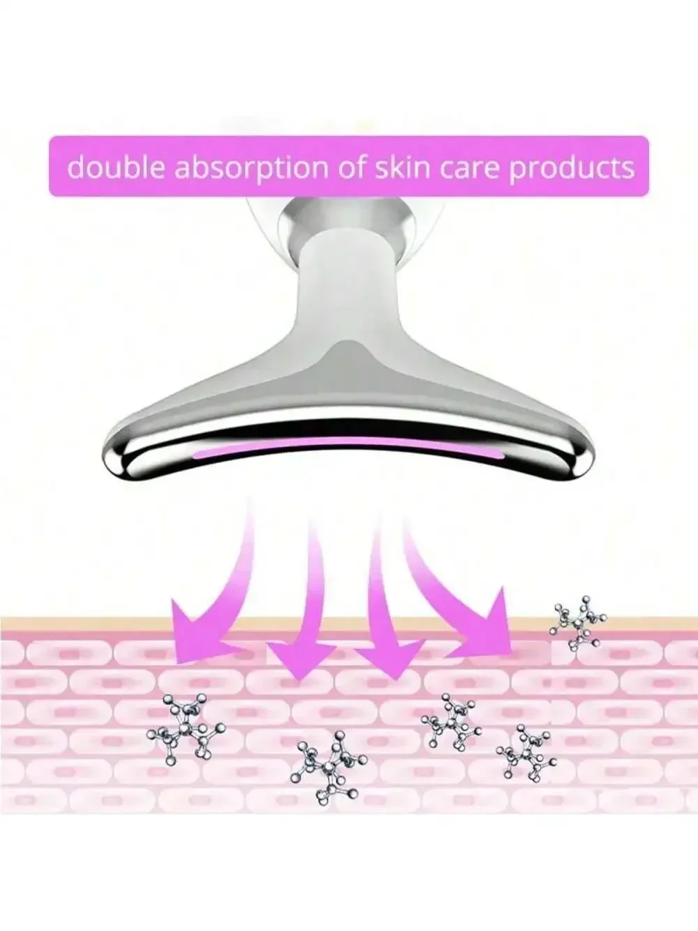 Advanced Microcurrent Facial Lifting Device Features 7 Color LED Photon Therapy and Vibration for Professional Skin Care At Home